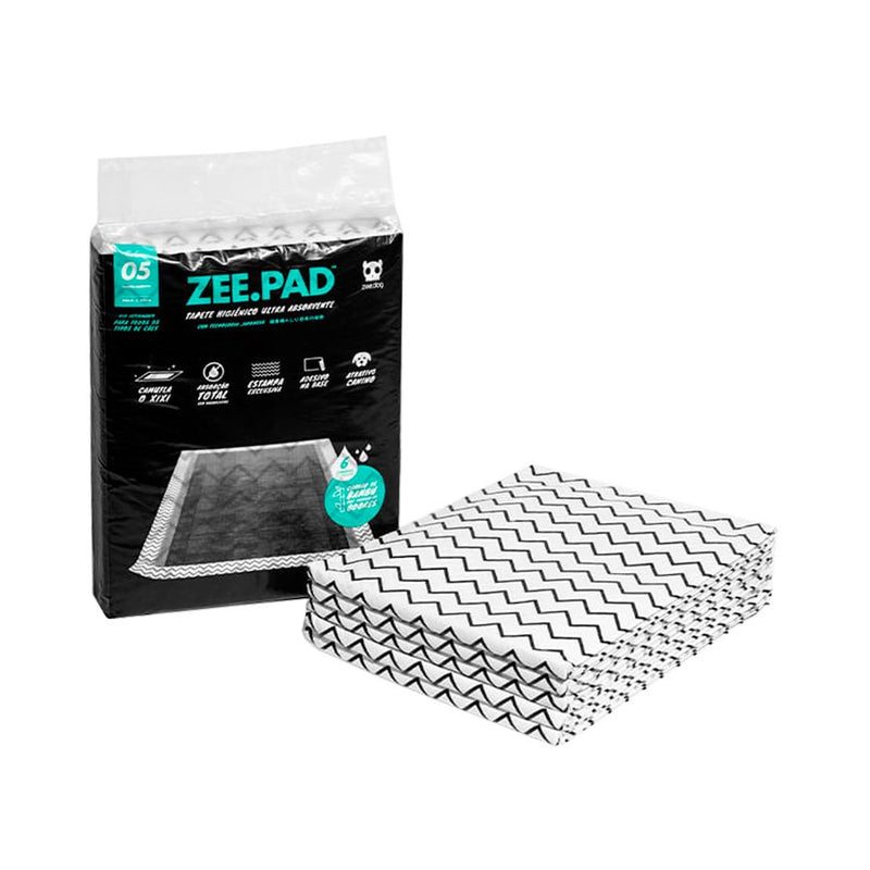 Tapete Higiênico Zee.Pad Preto para Cães Zee.Dog
