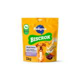 Biscoito Pedigree Biscrok Multi para Cães Adultos 1kg