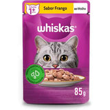 Ração Úmida Whiskas Sachê Adulto Frango 85GR