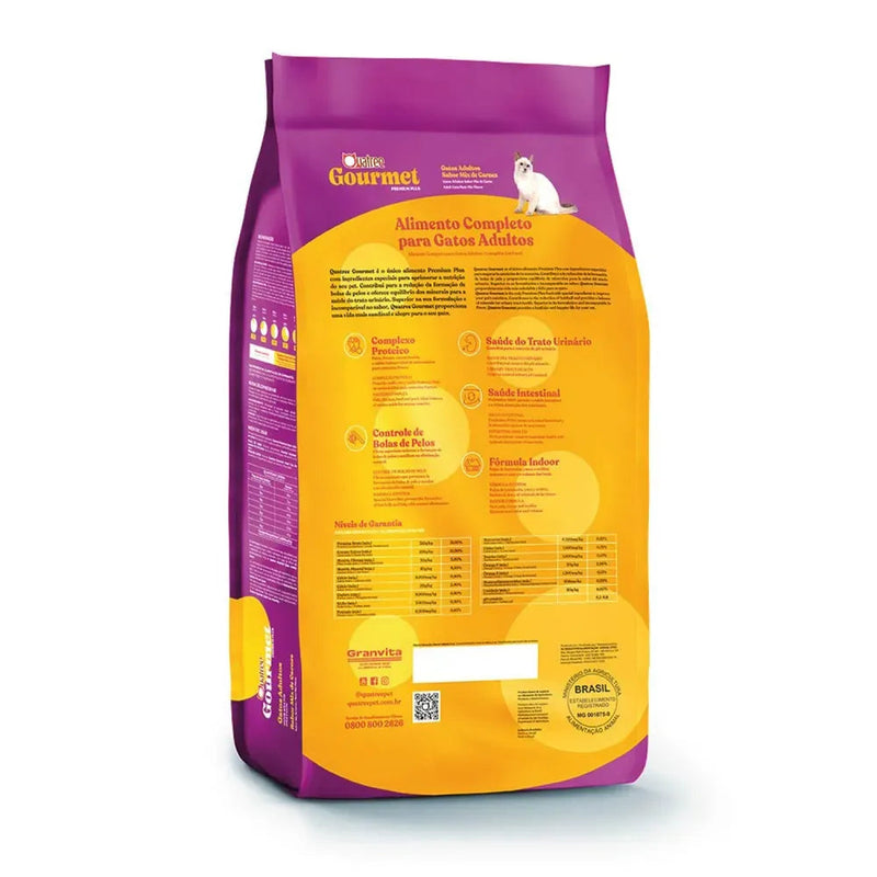 Ração Quatree Gourmet Gatos Castrados Mix De Carnes