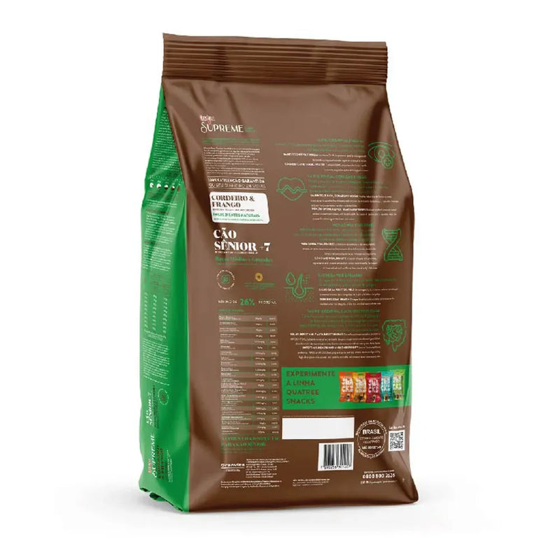 Ração Quatree Supreme Cães Sênior Raças Médias e Grandes 15 kg