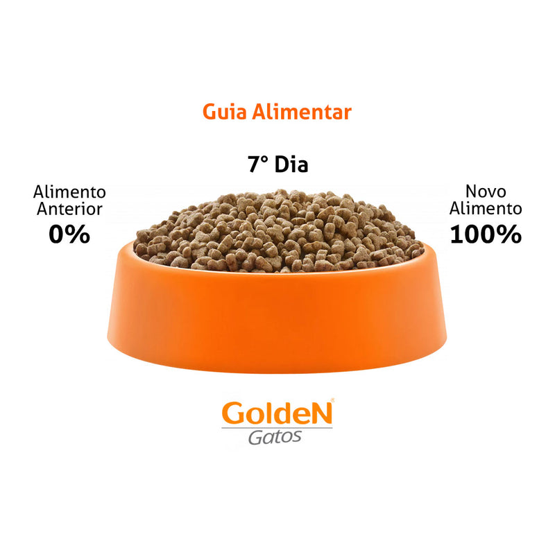 Ração Golden para Gatos Adultos Castrados Sabor Salmão
