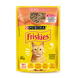 Ração Úmida Friskies Gatos Adultos Salmão ao Molho 85 g