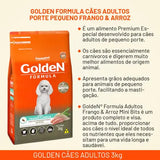 Ração Golden Fórmula Cães Adultos Raças Pequenas Frango e Arroz Mini Bits