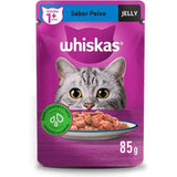 Ração Úmida Whiskas Sachê Adulto Jelly Peixe 85GR
