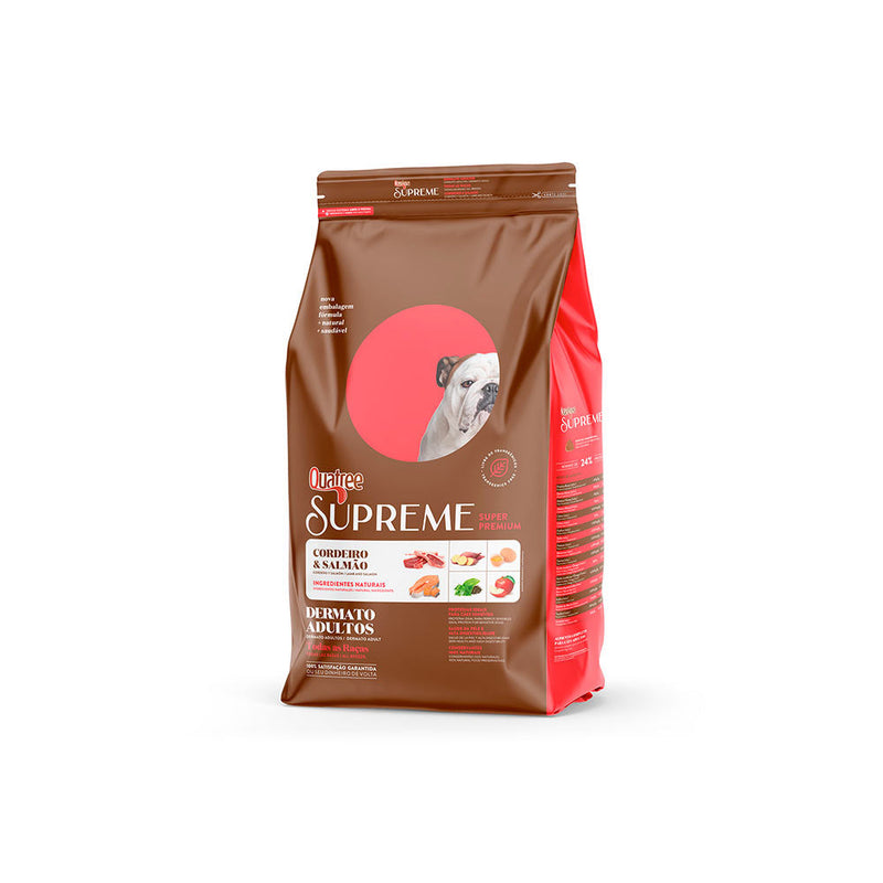 Ração Quatree Supreme Dermato Cães Adultos Cordeiro e Salmão