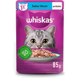 Ração Úmida Whiskas Sachê Adulto Atum 85GR