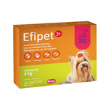 Antipulga e Carrapatos Efipet 3+ 0,67mL para Cães de Até 4 kg