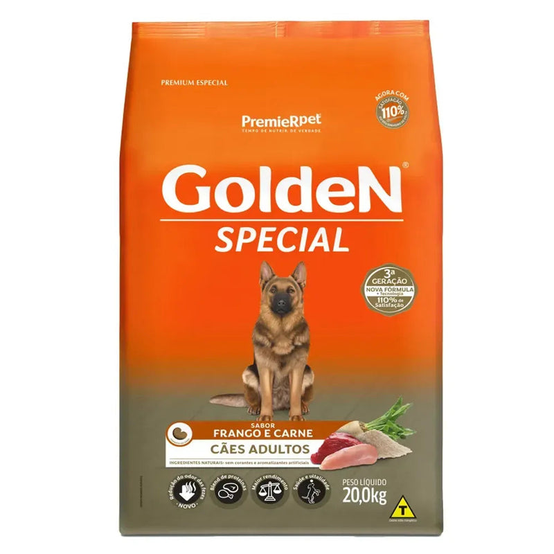 Ração Golden Special para Cães Adultos Frango e Carne