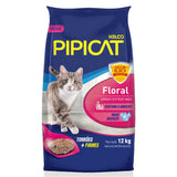 Areia Pipicat Perfumada Floral para Gatos 4 kg