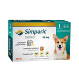 Antipulgas Simparic 10 a 20kg Cães 40mg