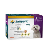 Antipulgas Simparic 10mg Para Cães 2,6 a 5kg
