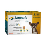 Antipulgas Simparic 5mg Para Cães 1,3 a 2,5kg