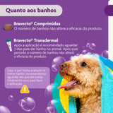 Antipulgas e Carrapatos Bravecto 10 kg a 20 kg Cães 500mg 1 comprimido