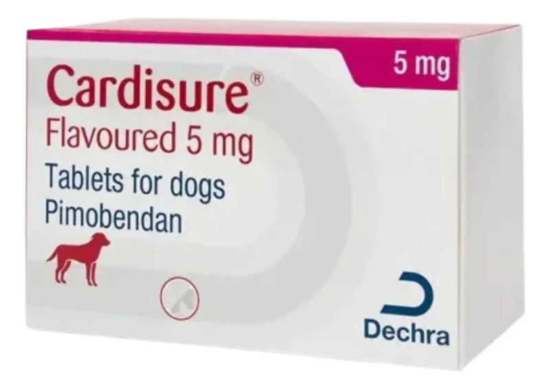 Cardisure 5mg C/ 40 Comprimidos Sabor Carne P/ Cães - Dechra