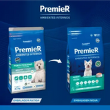 Ração Premier Ambientes Internos Cães Adultos Raças Pequenas Frango e Salmão