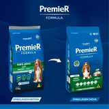 Ração Premier Formula Light Cães Adultos Raças Médias Frango 15 kg
