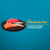 Ração Quatree Gourmet para Gatos Adultos Castrados Sabor Delícias do Mar