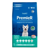 Ração Premier Ambientes Internos Cães Adultos Raças Pequenas Frango e Salmão