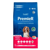 Ração Premier Ambientes Internos Dermacare Cães Adultos Raças Pequenas Salmão