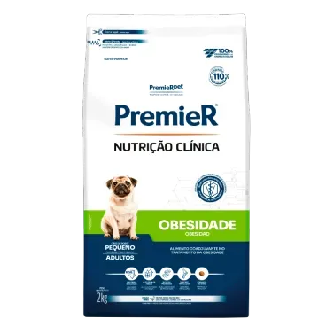 Ração Premier Nutrição Clínica Obesidade Cães Adultos Pequeno Porte