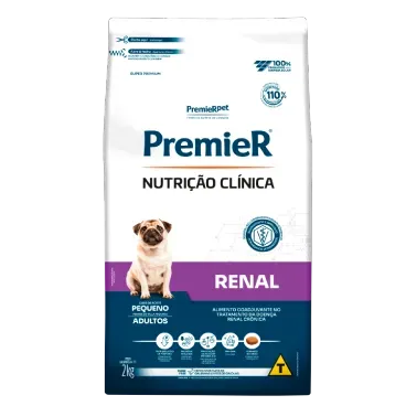 Ração Premier Nutrição Clínica Renal Cães Adultos Raças Pequenas