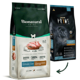Ração Bionatural Prime Light Cães Adultos Raças Médias e Grandes Castrados Frango 15 kg