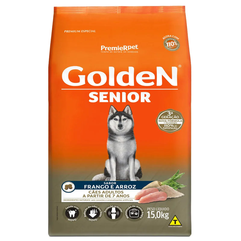 Ração Golden Fórmula Sênior Frango e Arroz 15 kg