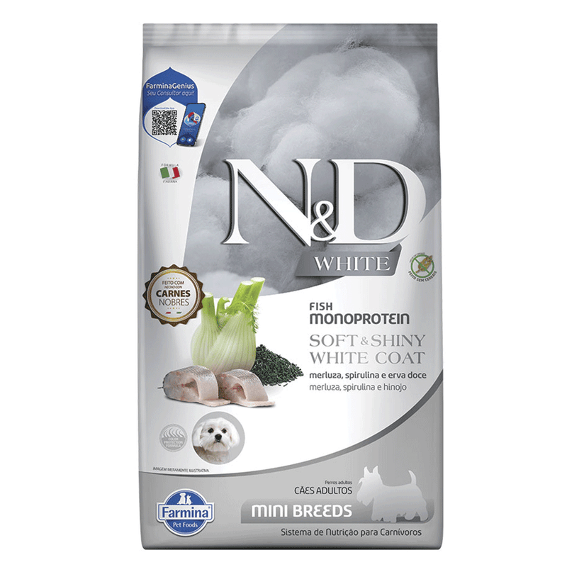 Ração N&D White Cães Adultos Mini 2 kg