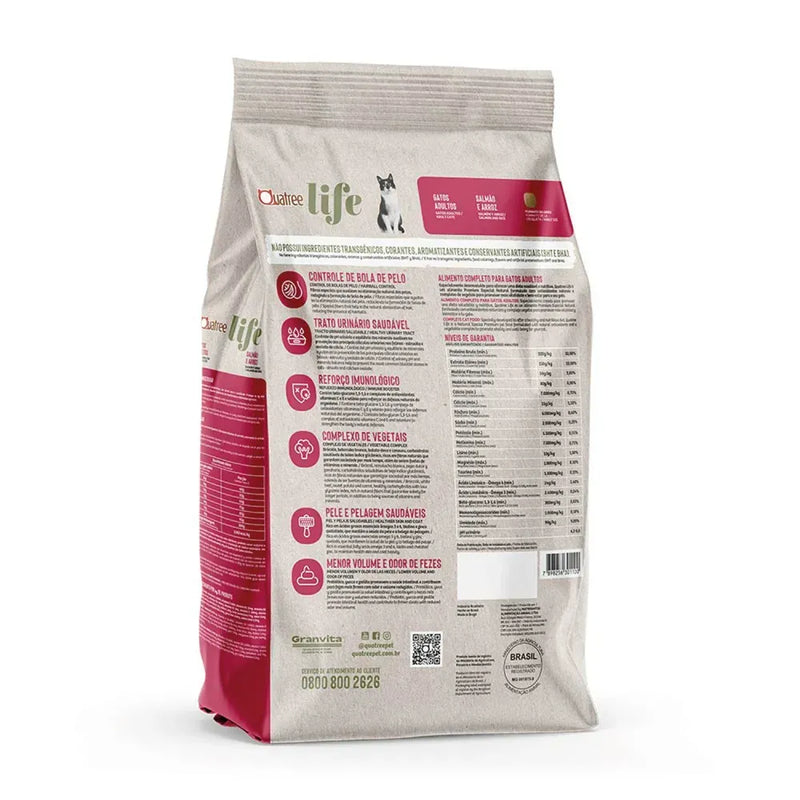 Ração Quatree Life Gatos Adultos