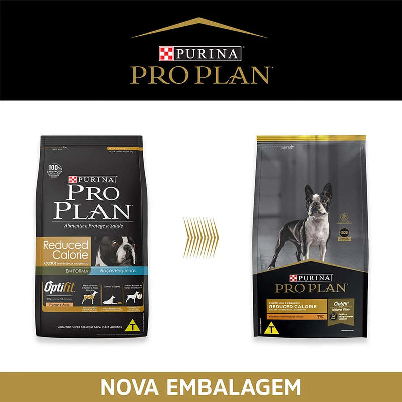 Ração Seca Nestlé Purina Pro Plan Calorias Reduzidas Frango Cães Adultos Raças Pequenas