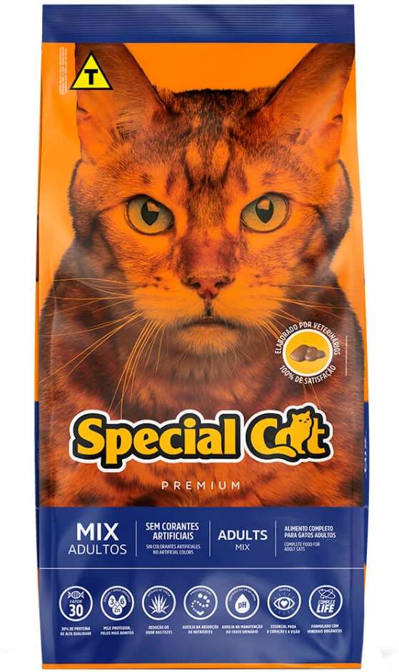 Ração Special Cat Mix Premium para Gatos Adultos
