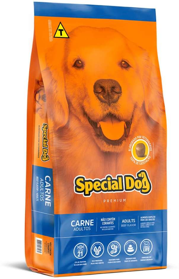 Ração Special Dog Premium Carne para Cães Adultos