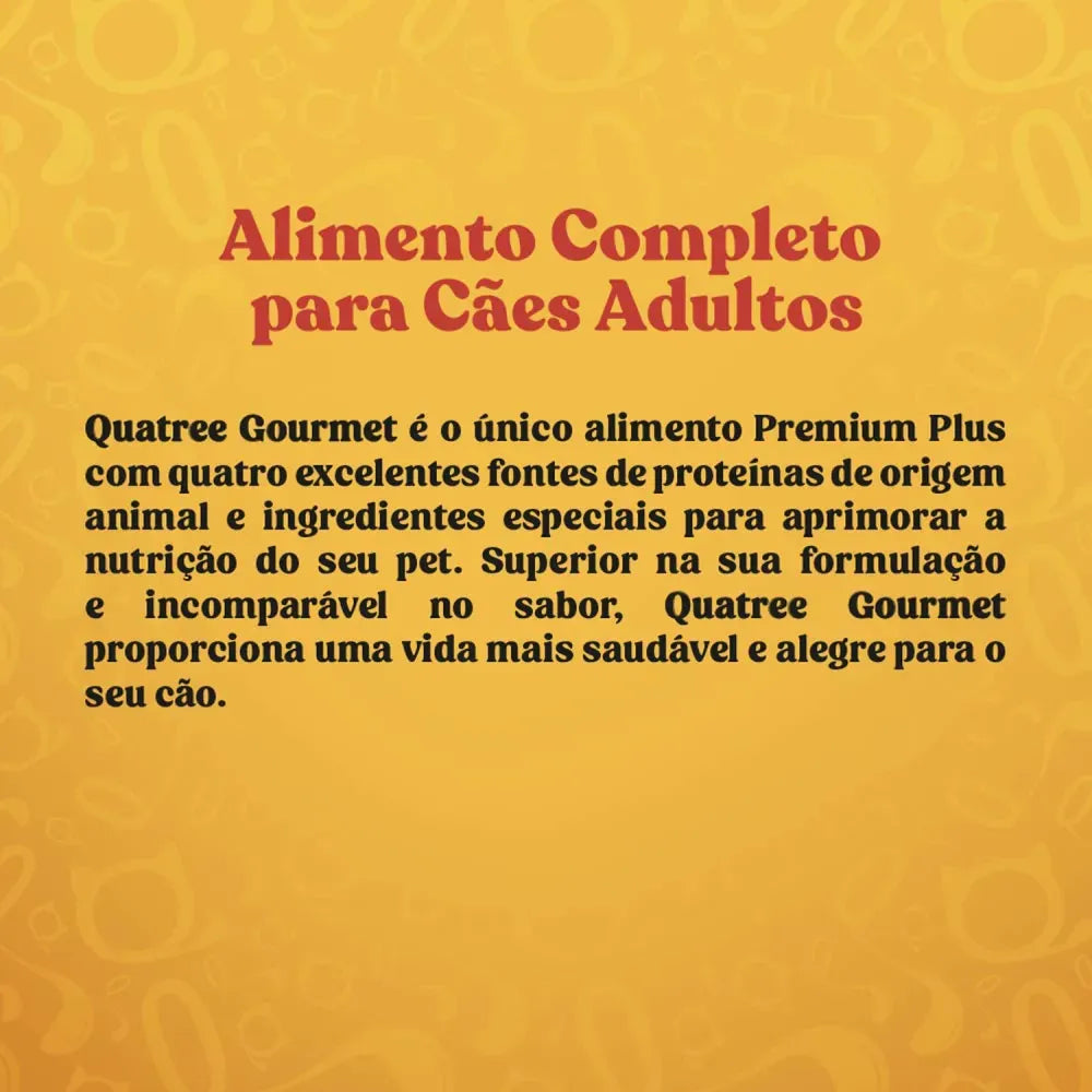 Ração Quatree Gourmet Cães Adultos Raças Pequenas