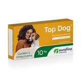 Vermífugo Top Dog para Cães 10kg 4 comprimidos
