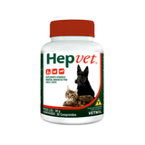 Hepvet Suplemento Vitamínico para Cães e Gatos 30 comprimidos