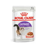 Ração Úmida Royal Canin Pedaços ao Molho Sachê para Gatos Adultos Castrados 85g