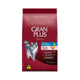 Ração GranPlus para Gatos Adultos Castrados Sabor Salmão e Arroz 10kg