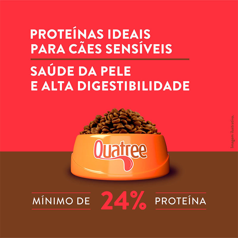 Ração Quatree Supreme Dermato Cães Adultos Cordeiro e Salmão