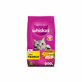Ração Whiskas para Gatos Adultos Sabor Frango 900g