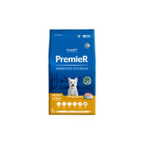 Ração Premier para Cães Filhotes de Raças Pequenas Ambientes Internos Sabor Frango e Salmão 12kg