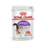 Ração Úmida Royal Canin Sachê Castrados Jelly para Gatos Adultos Castrados 85 g